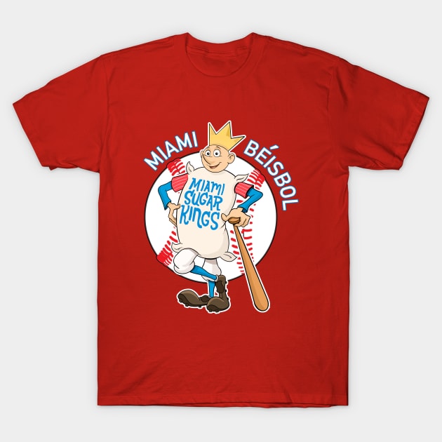 Marlins Baseball Sugar Kings Mascot T-Shirt by GAMAS Threads